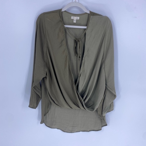 Urban Outfitters Tops - Silence & Noise UO Green Wrap Top Blouse